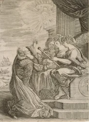 Frontispice pour Opere di Galileo Galilei